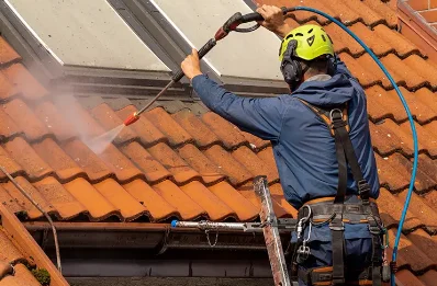 Démoussage et hydrofuge de toiture à Chassey